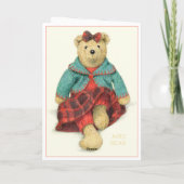 MRS. BEAR Christmas Card Dankeskarte (Rückseite)