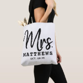 Mrs. Black Modern Script Custom Wedding neu Tasche (Von Nahem)