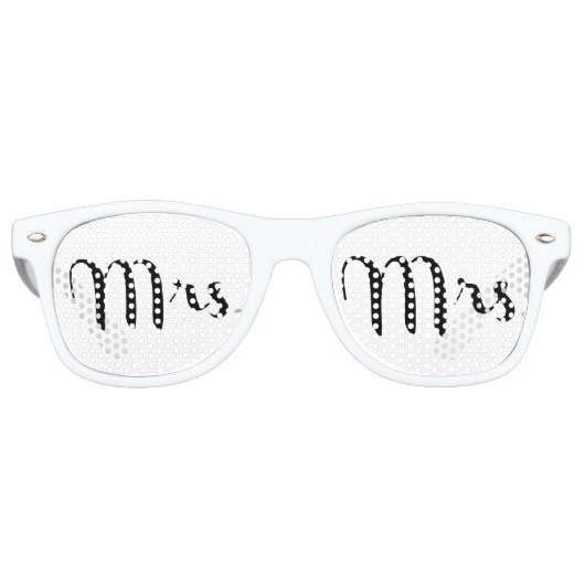 Mrs. Black on White Sonnenbrille (Vorderseite)