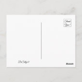 Mrs. Black Postkarte (Rückseite)