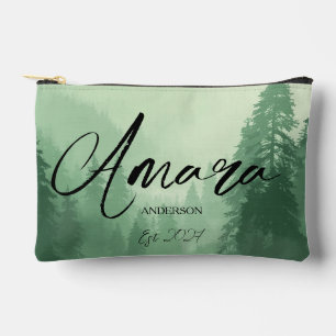 Mrs Bride Elegante Neuvermählte Personalisiert Zubehörtasche