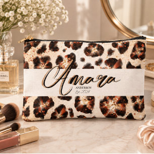 Mrs Bride Elegante Neuvermählte Personalisiert Zubehörtasche