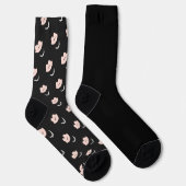 Mrs. Bride Lips & Pearls Stylish Chic Wedding Gift Socken (Rechts)