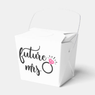 Mrs Bride To Be Wedding Brautparty Schwarz-weiß Geschenkschachtel