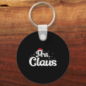 Mrs Claus Christmas Family Matching Pajama  Schlüsselanhänger (Vorderseite)