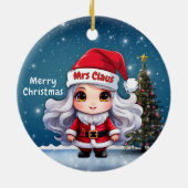 Mrs Claus 🤶 🎄 Keramik Ornament (Hinten)