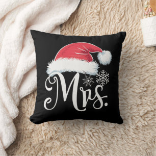 Mrs Claus Paare passende Weihnachts-Pyjamas Santa Kissen