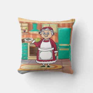 MRS CLAUS Weihnachts-Kissen Kissen