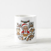 Mrs Claus Weihnachtsplätzchen Backen Kaffeetasse (Mittel)