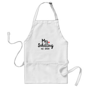 mrs custom apron schürze
