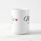 MRS Custom Couple Tasse Wedding Tasse Jahrestag (Mittel)