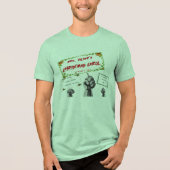 Mrs. Dilbers Weihnachtslied Tri-Blend Shirt (Vorderseite)