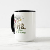 MRS. Erste Weihnachtsfeier Tasse (Vorderseite Links)