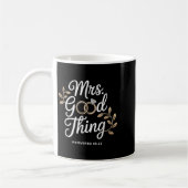 Mrs Good Thing Christian Proverbs Christian Couple Kaffeetasse (Links)