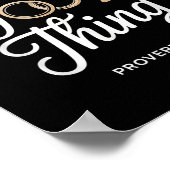 Mrs Good Thing Christian Proverbs Christian Couple Poster (Ecke)