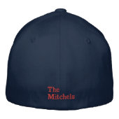 Mrs. Hat, Newlywed Bride Hat, Wifey Hat, Bride Gif Bestickte Baseballkappe (Rückseite)