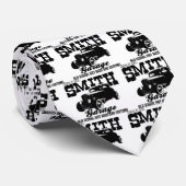 Mrs.& Herr Smith Hot-Rod Garage Krawatte (Gerollt)
