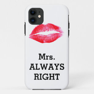 Mrs Immer Recht Lustig Case-Mate iPhone Hülle