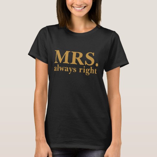 MRS immer richtig T-Shirt (Vorderseite)