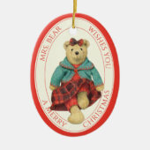 MRS. KERAMIK BAR Oval Ornament + Text (Vorne)