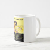 Mrs Lawnmowermans giftiger Auswurf Kaffeetasse (VorderseiteRechts)