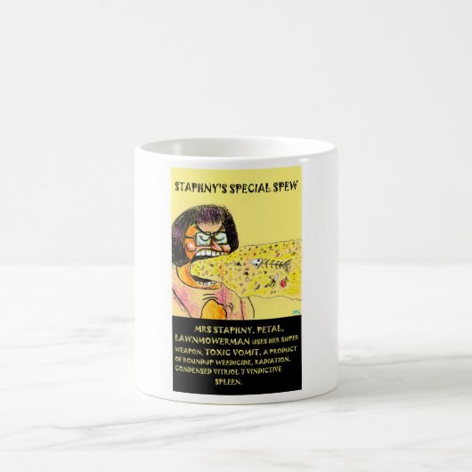 Mrs Lawnmowermans giftiger Auswurf Kaffeetasse (Mittel)