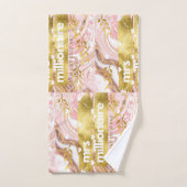 mrs. millionaire© Ich bin wie Gold und Diamanten! Badhandtuch Set (Handtuch)