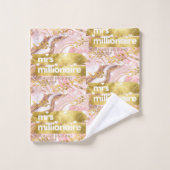 mrs. millionaire© Ich bin wie Gold und Diamanten! Badhandtuch Set (Waschlappen)