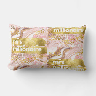 mrs. millionaire© Ich bin wie Gold und Diamanten! Lendenkissen
