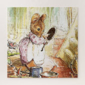 "Mrs Mouse Cleans Pots and Pans" von Beatrix Potte Puzzle (Vertikal)
