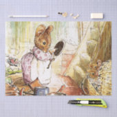 "Mrs Mouse Cleans Pots and Pans" von Beatrix Potte Seidenpapier (Handwerk)