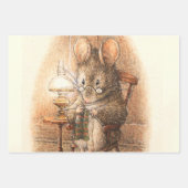 "Mrs Mouse Knitting" von Beatrix Potter Geschenkpapier Set (Vorderseite 2)