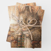"Mrs Mouse Knitting" von Beatrix Potter Geschenkpapier Set (Beispiel)