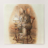 "Mrs Mouse Knitting" von Beatrix Potter Puzzle (Vertikal)