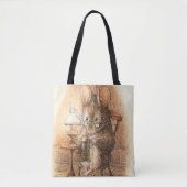 "Mrs Mouse Knitting" von Beatrix Potter Tasche (Vorderseite)