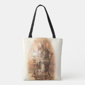 "Mrs Mouse Knitting" von Beatrix Potter Tasche (Rückseite)