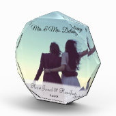 Mrs & Mrs Handfasting New Pagan Geschenke Fotoblock (Rechts)