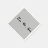 Mrs. & Mrs. napkins Serviette (Ecke)