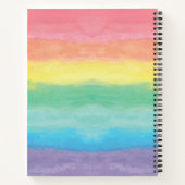 Mrs. & Mrs. Rainbow Lesbian Wedding Notizblock (Rückseite)