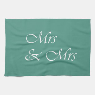 Mrs & Mrs Typographie Geschirrtuch