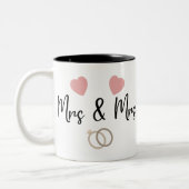Mrs&Mrs Zweifarbige Tasse (Links)