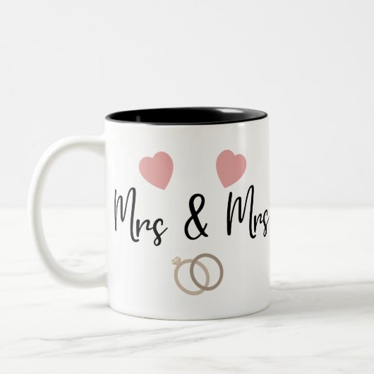 Mrs&Mrs Zweifarbige Tasse (Links)
