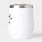 MRS. Name Personalisiert Hochzeit (Rückseite)