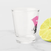 Mrs. Pink Lips Shot Glass Schnapsglas (Links)