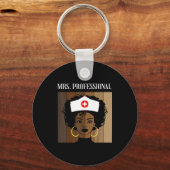 Mrs Professional Nursing Degree Nurse Profession B Schlüsselanhänger (Vorderseite)