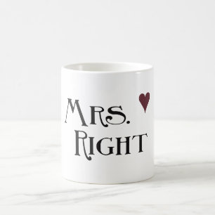 Mrs. Right Heart Kaffeetasse