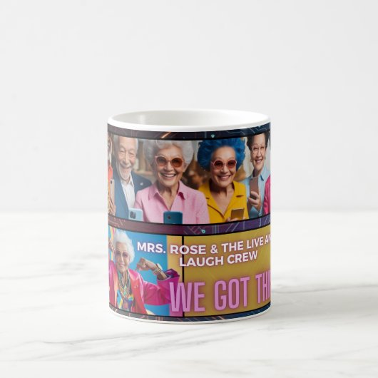 Mrs. Rose & The Live and Lagh Crew Kaffeetasse (Mittel)