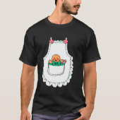 Mrs Santa Claus Apron Gingerbread Candy Cane Chris T-Shirt (Vorderseite)
