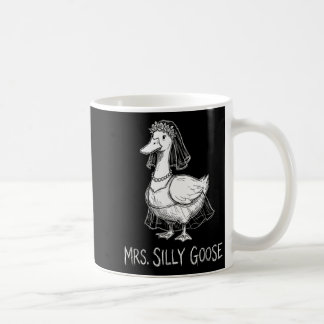 Mrs Silly Goose Funny Wedding Gown Engagement Kaffeetasse