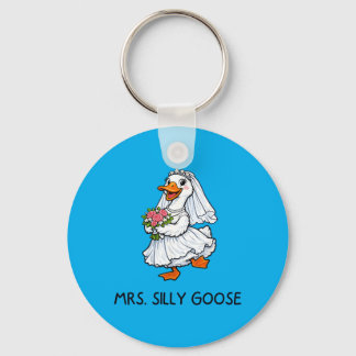Mrs Silly Goose Hochzeit Junggesellinnenabschied L Schlüsselanhänger